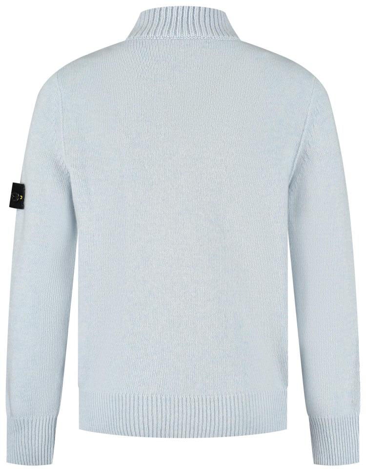 Stone Island Junior Ls Polo Blauw