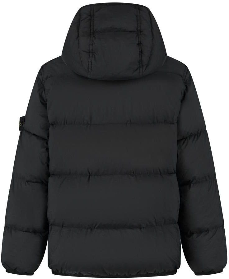 Stone Island Junior Short Parka Zwart
