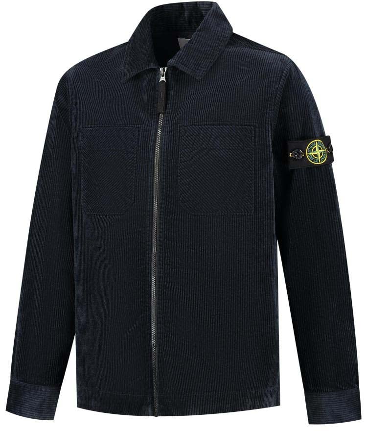 Stone Island Junior Shirts Blauw