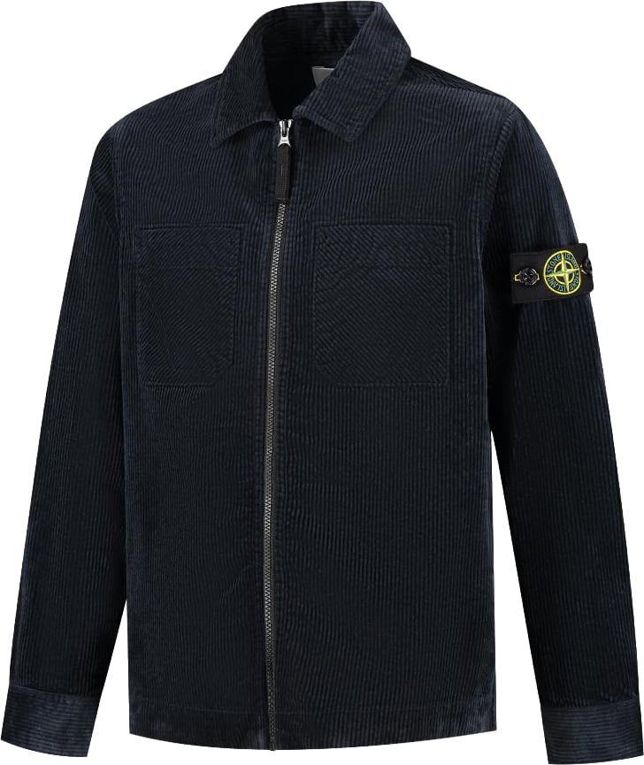 Stone Island Junior Shirts Blauw