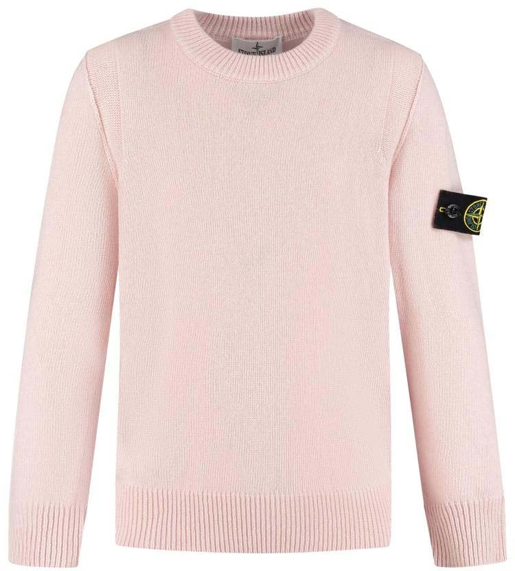Stone Island Junior Crew Neck Roze