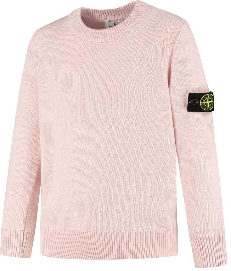 Stone Island Junior Crew Neck Roze