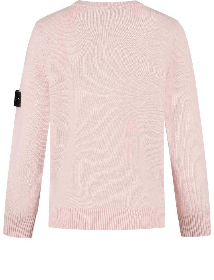 Stone Island Junior Crew Neck Roze