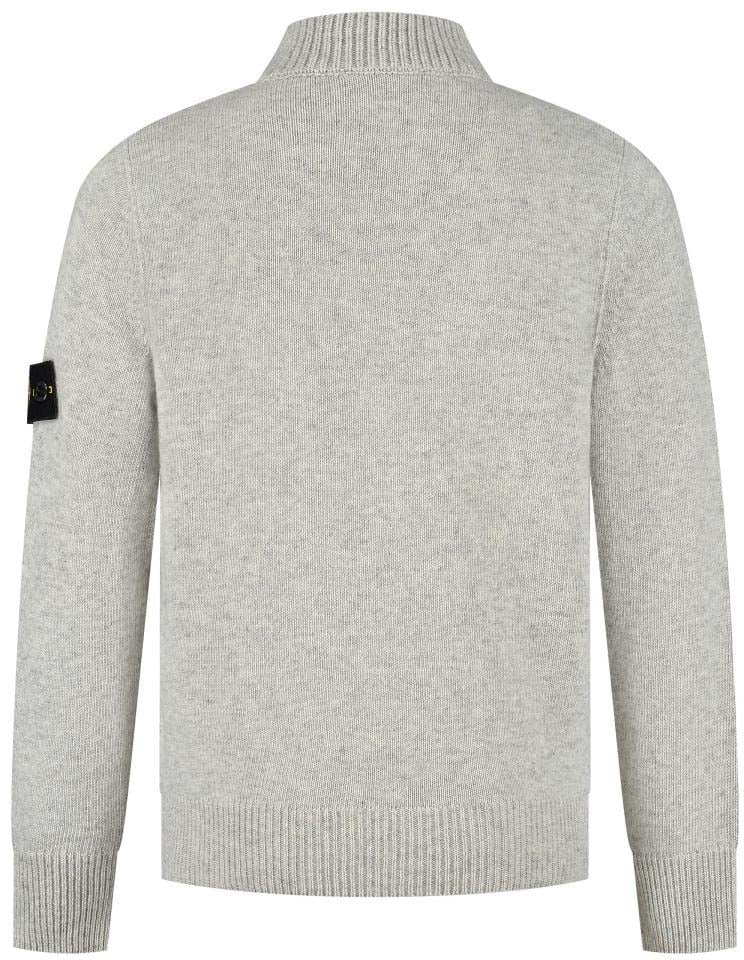 Stone Island Junior Ls Polo Grijs