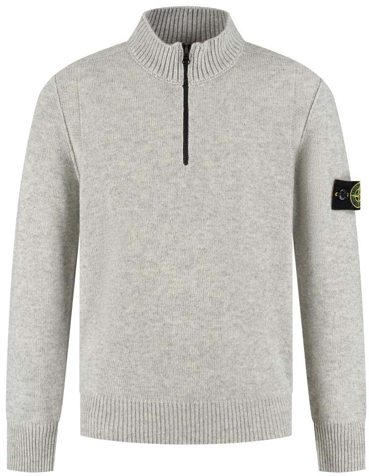 Stone Island Junior Ls Polo Grijs
