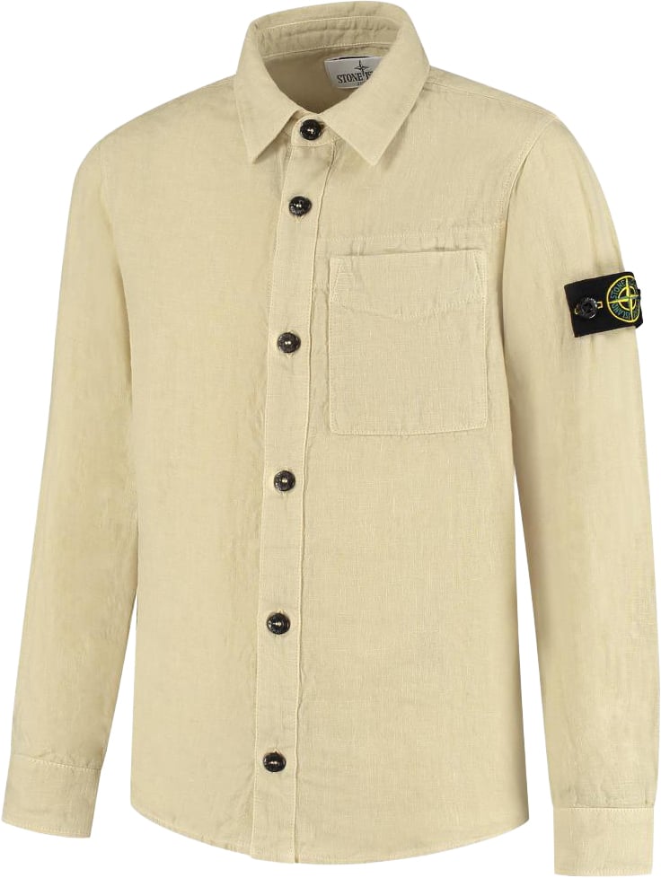 Stone Island Junior Shirts Beige