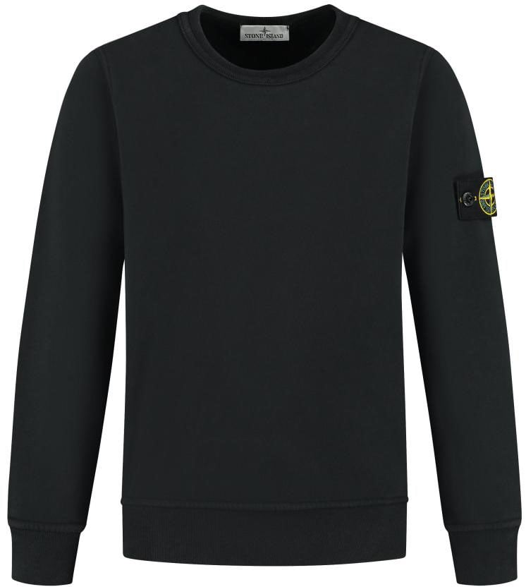 Stone Island Junior Sweatshirt Zwart