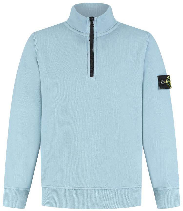 Stone Island Junior Ls Polo Blauw