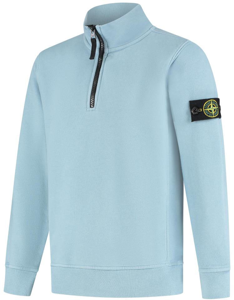 Stone Island Junior Ls Polo Blauw
