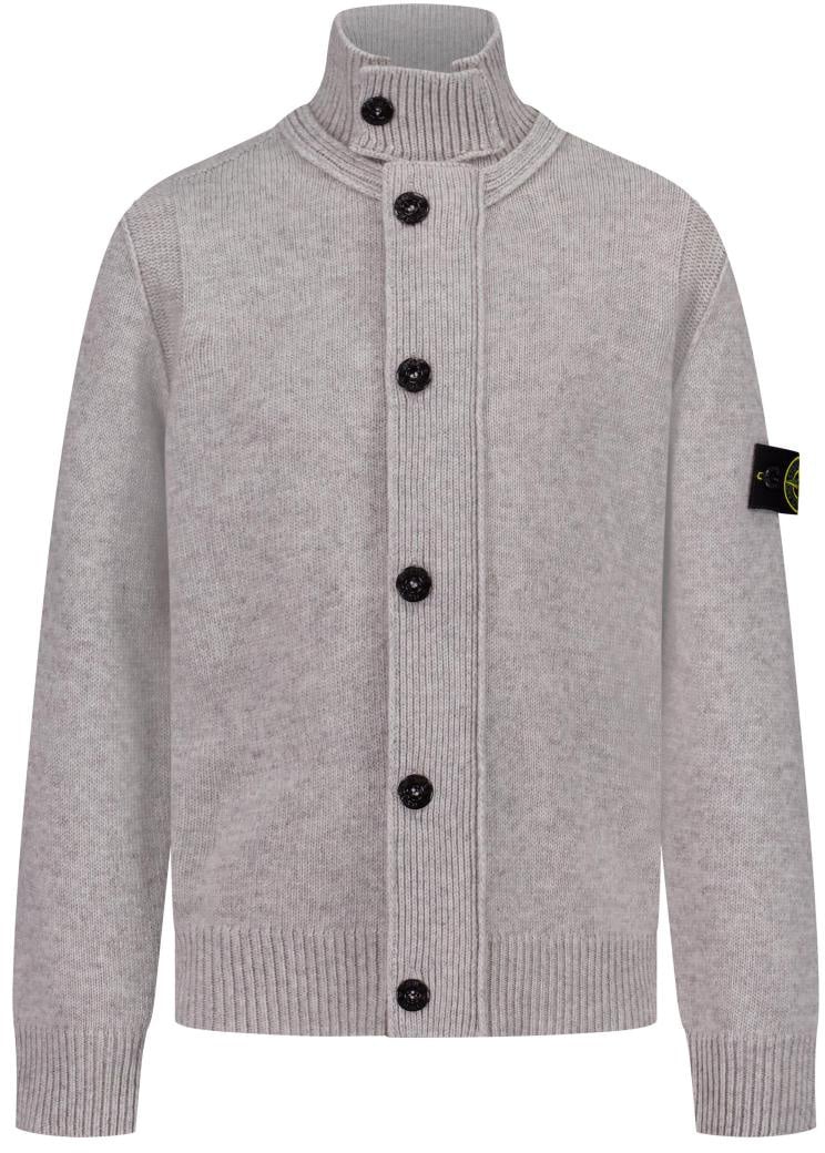 Stone Island Junior Cardigan Grijs