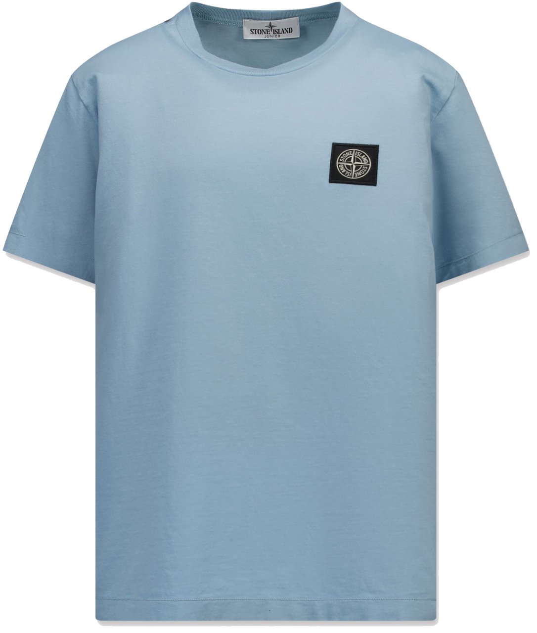 Stone Island Junior Stone Island Kinder Jongens T-Shirt In Licht Blauw Blauw