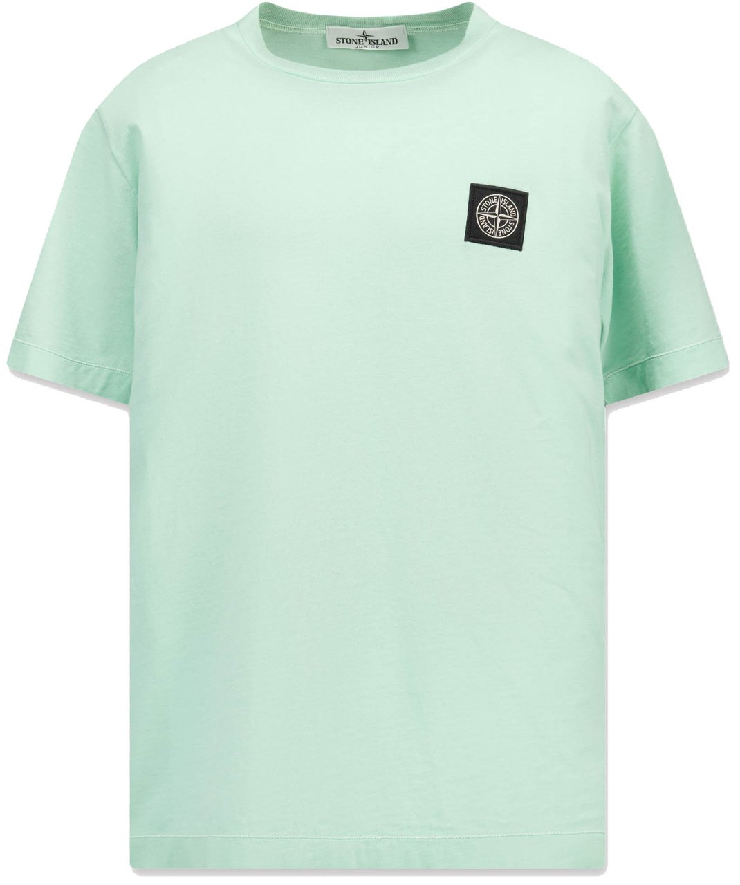 Stone Island Junior Stone Island Kinder Jongens T-Shirt In Mint Groen