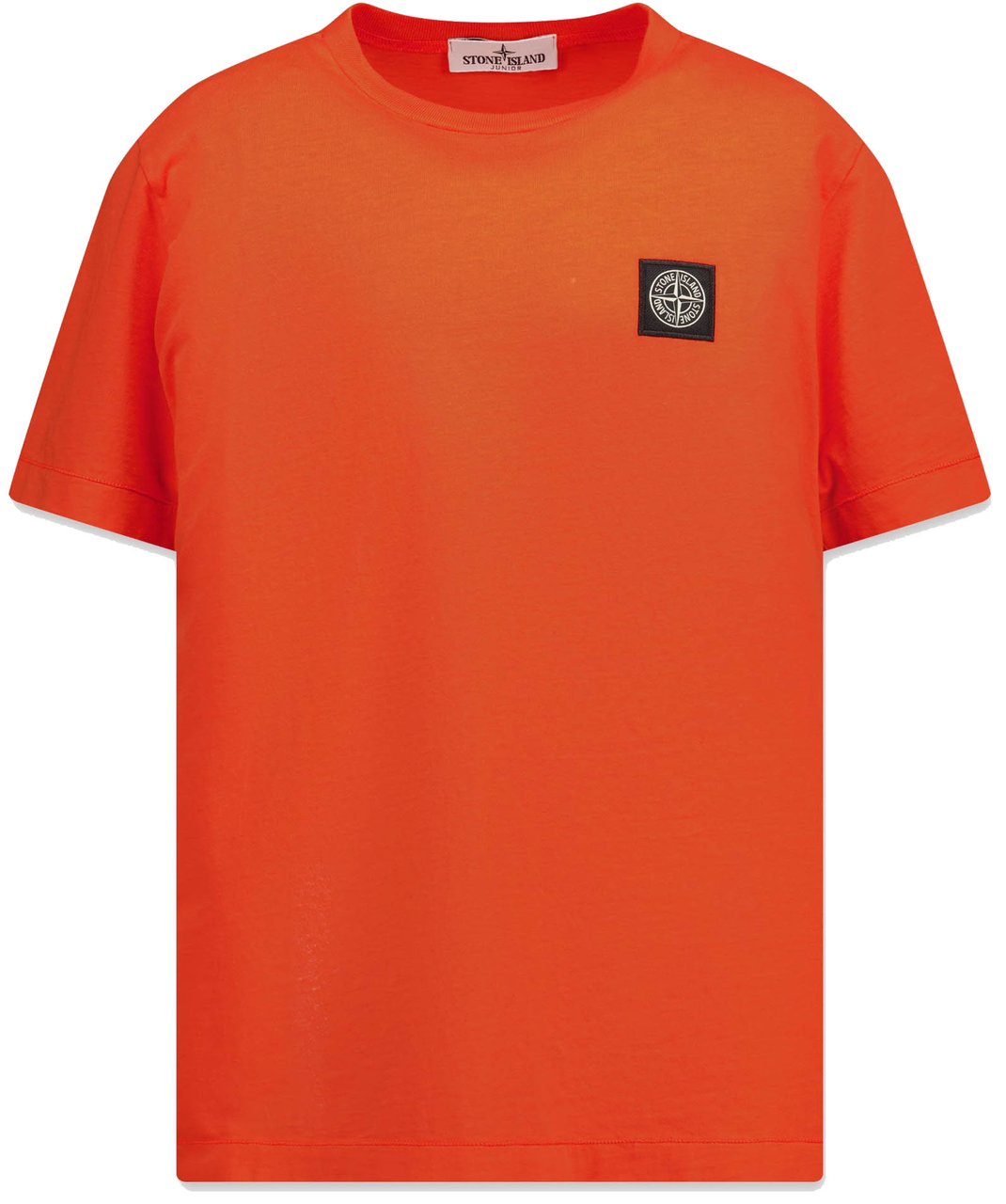 Stone Island Junior Stone Island Kinder Jongens T-Shirt In Rood Rood