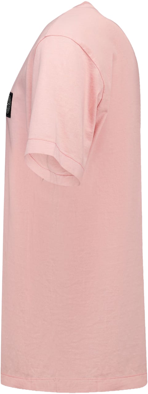 Stone Island Junior Stone Island Kinder Jongens T-Shirt In Roze Roze