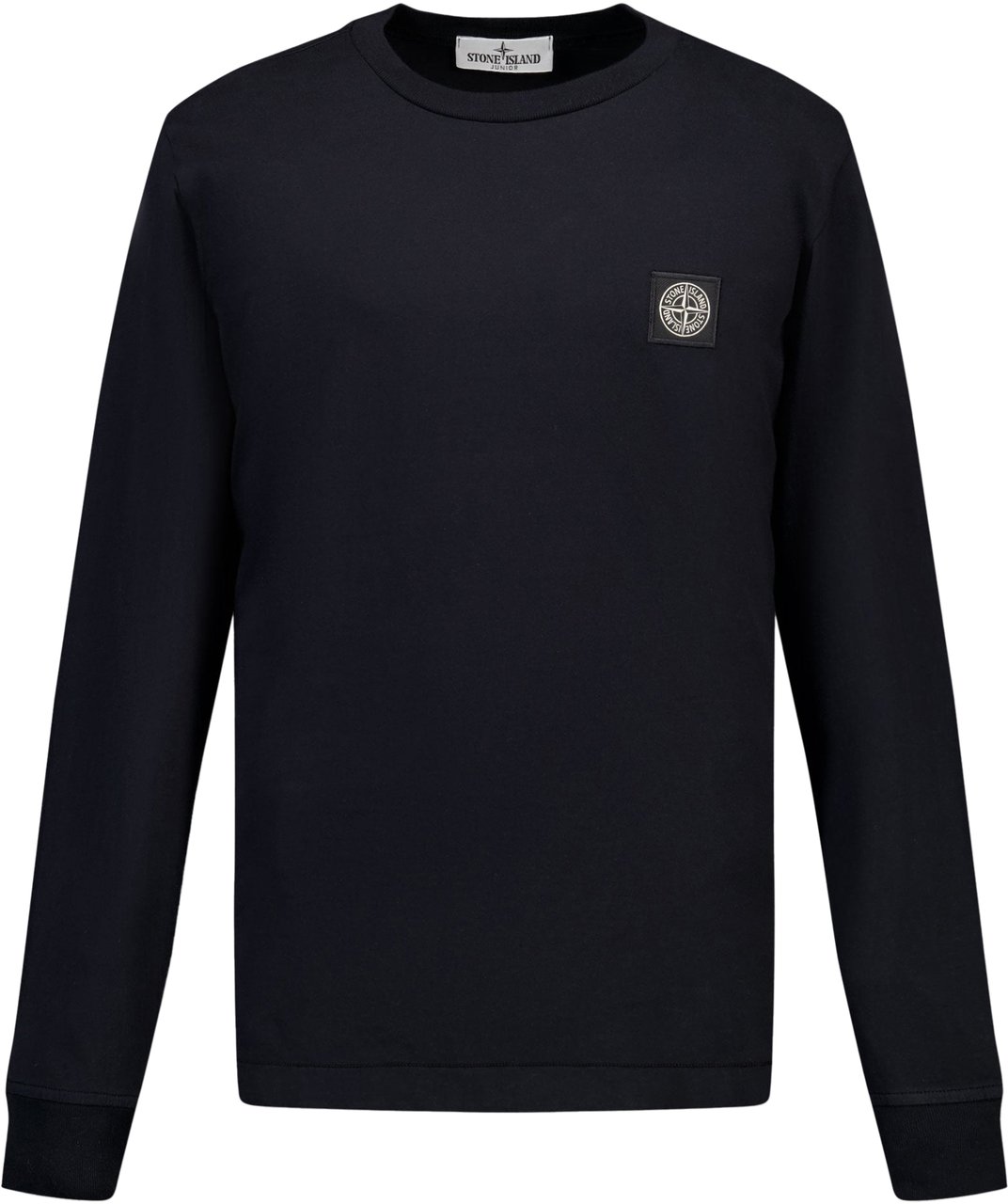 Stone Island Junior Stone Island Kinder Jongens T-Shirt In Zwart Zwart