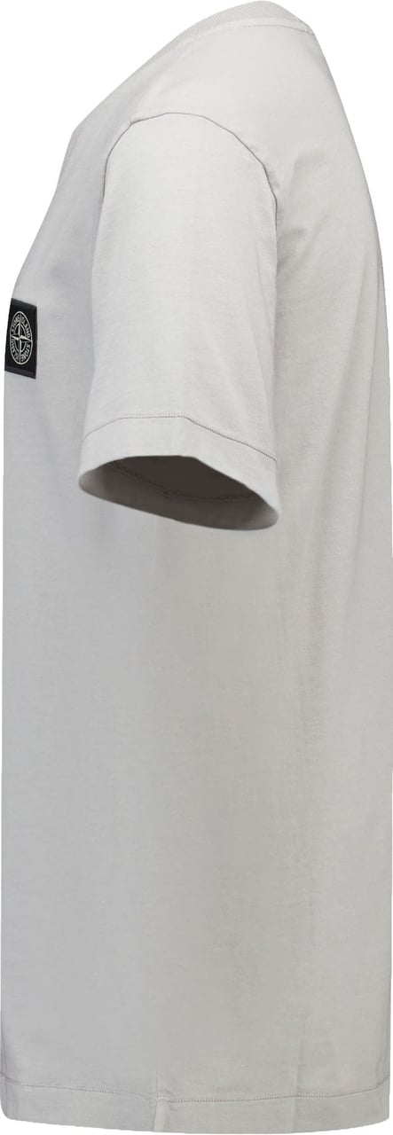 Stone Island Junior Stone Island Kinder Jongens T-Shirt In Licht Grijs Grijs