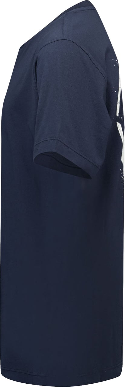 Stone Island Junior Stone Island Kinder Jongens T-Shirt In Navy Blauw