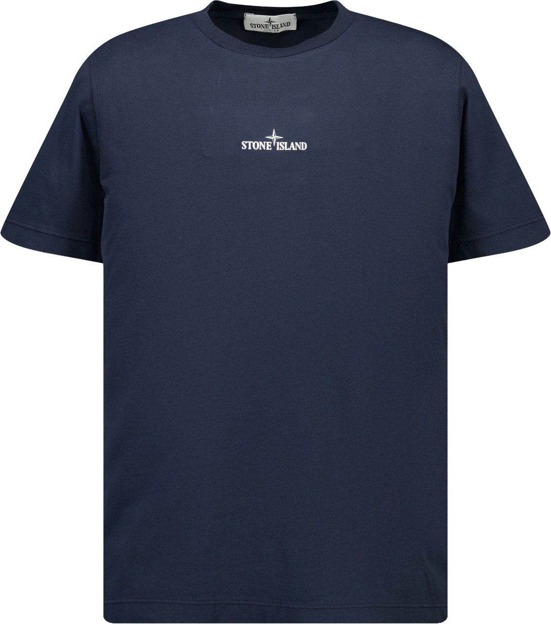 Stone Island Junior Stone Island Kinder Jongens T-Shirt In Navy Blauw