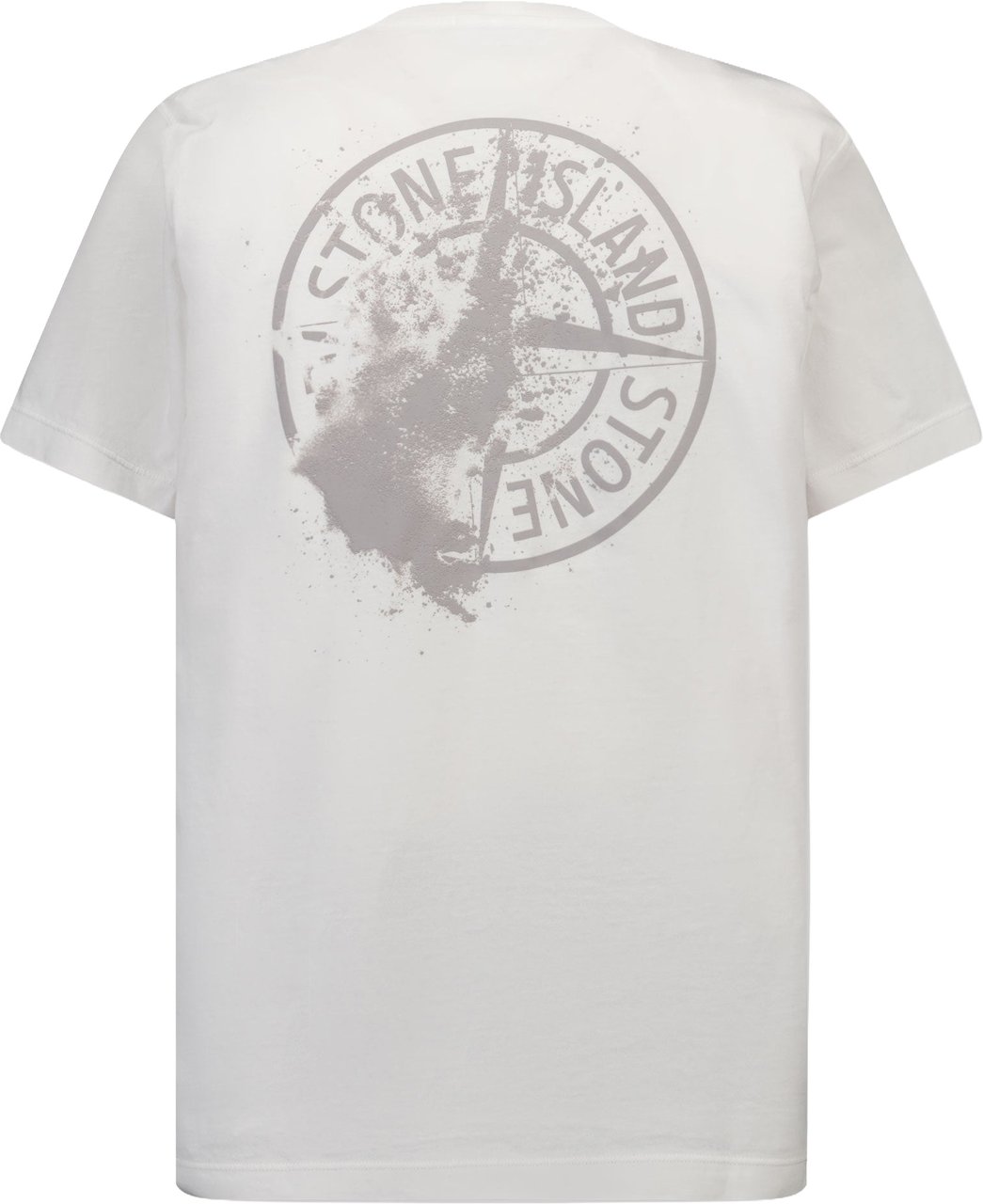 Stone Island Junior Stone Island Kinder Jongens T-Shirt In Wit Wit