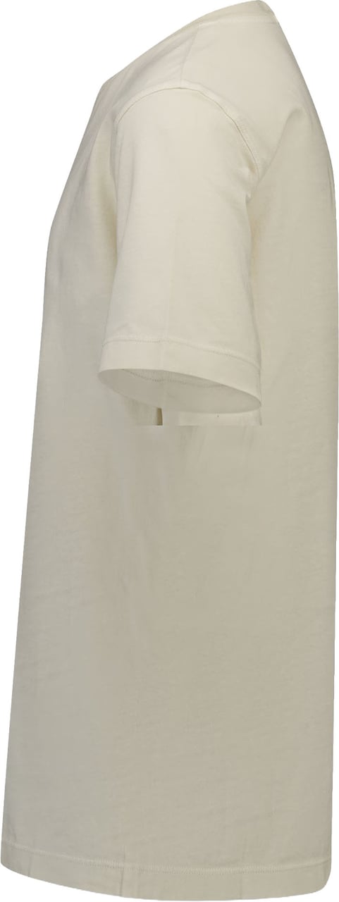 Stone Island Junior Stone Island Kinder Jongens T-Shirt In Off White Wit