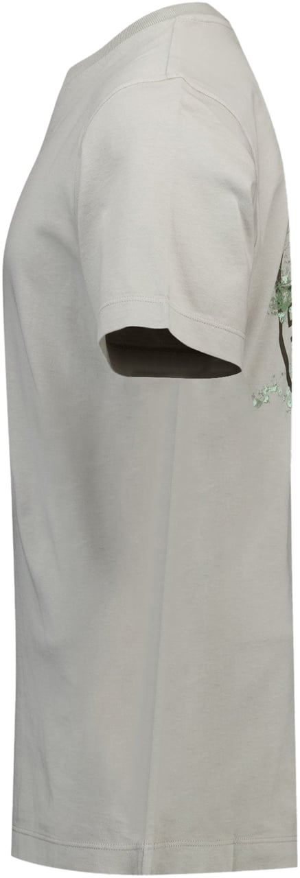 Stone Island Junior Stone Island Kinder Jongens T-Shirt In Grijs Grijs