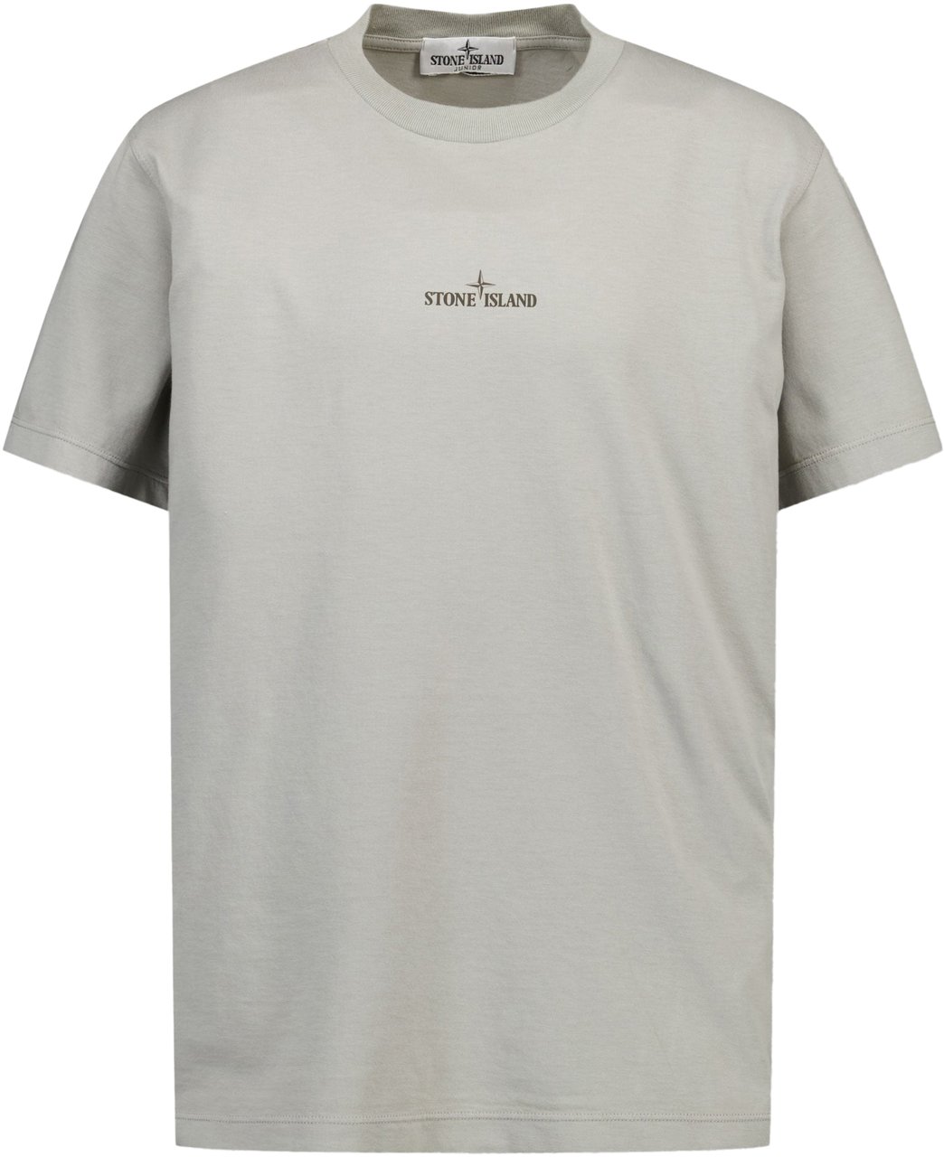 Stone Island Junior Stone Island Kinder Jongens T-Shirt In Grijs Grijs