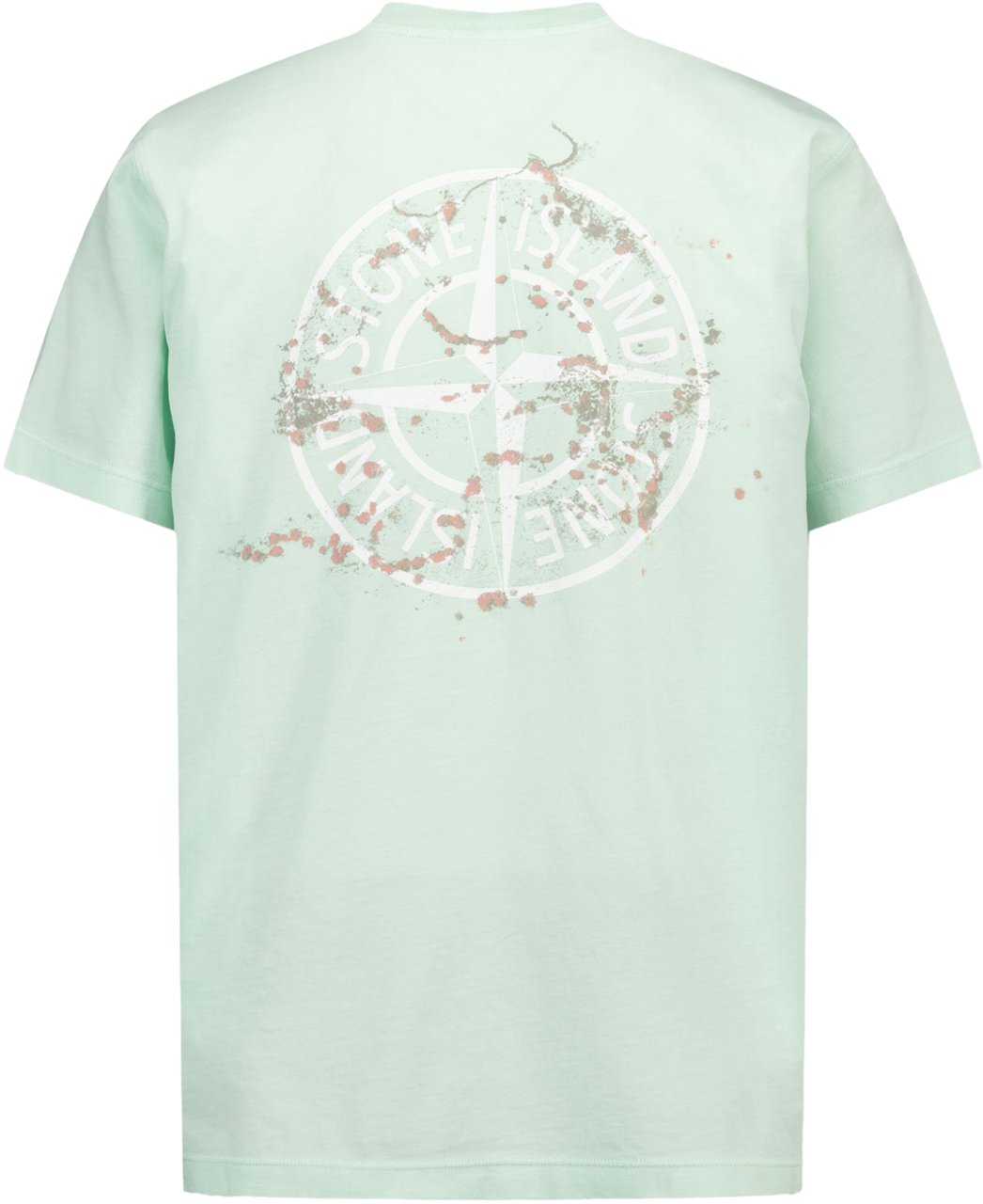 Stone Island Junior Stone Island Kinder Jongens T-Shirt In Mint Groen