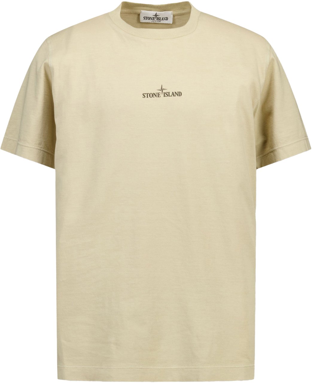 Stone Island Junior Stone Island Kinder Jongens T-Shirt In Zand Taupe