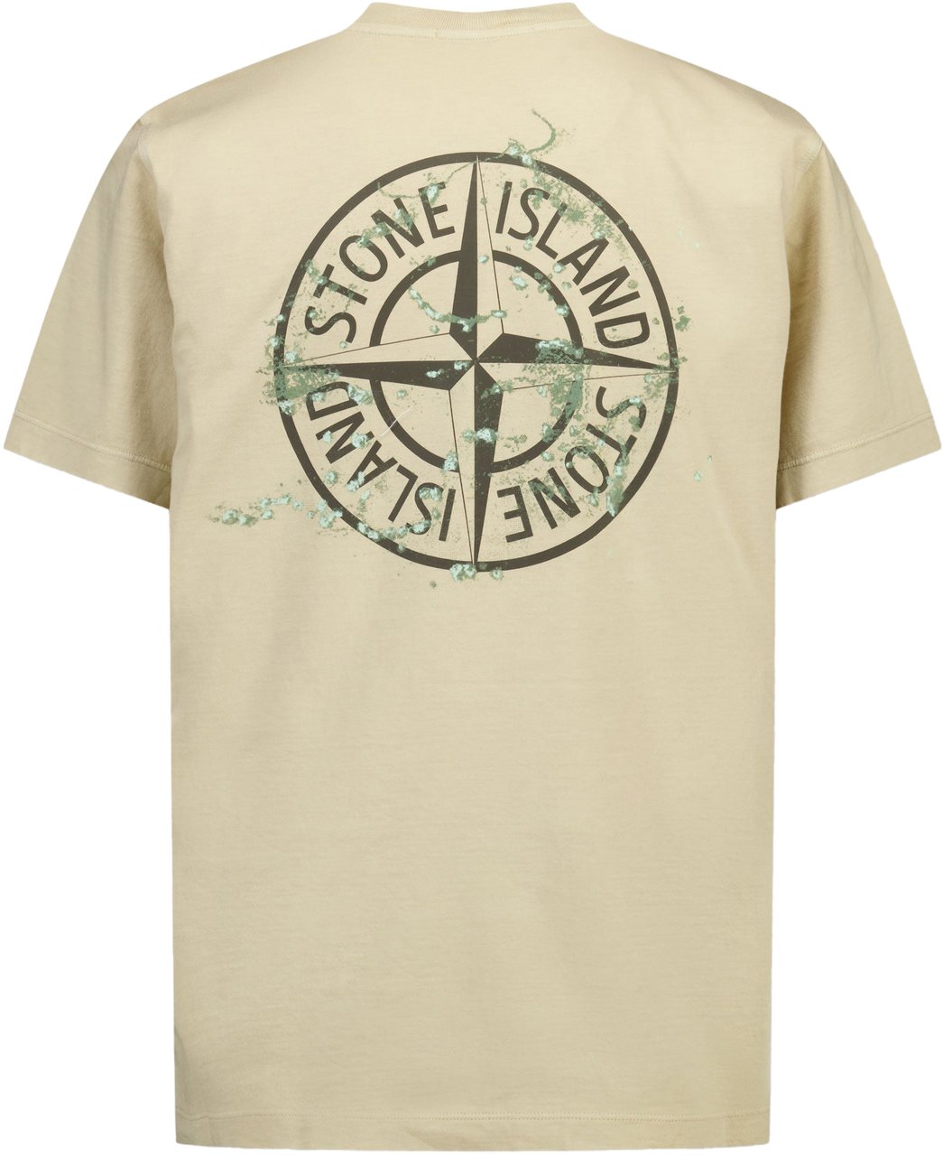 Stone Island Junior Stone Island Kinder Jongens T-Shirt In Zand Taupe