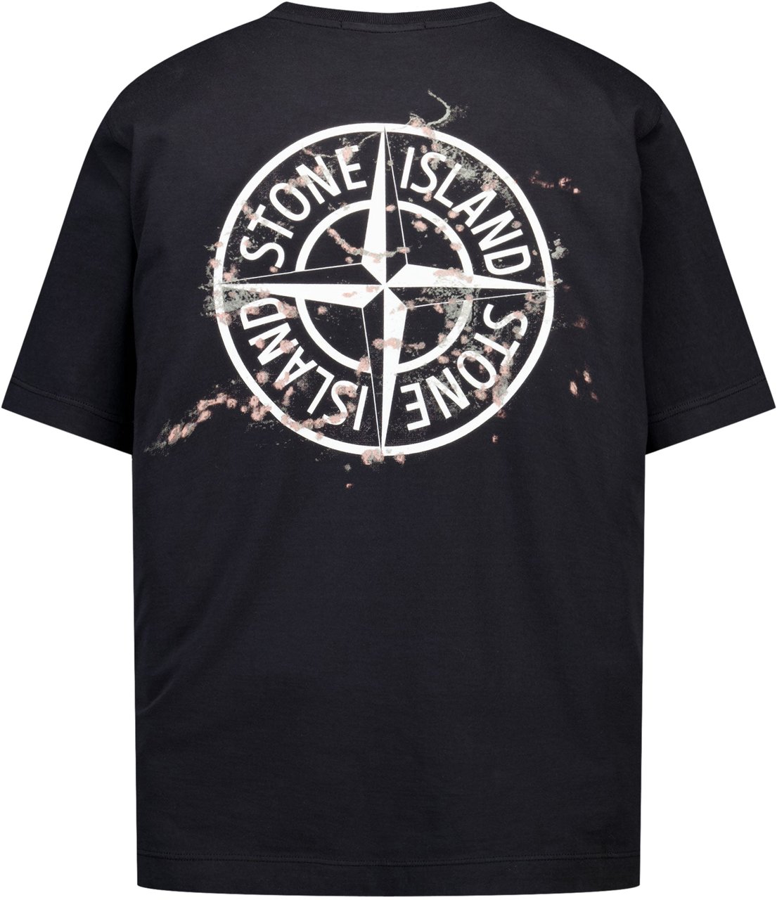 Stone Island Junior Stone Island Kinder Jongens T-Shirt In Zwart Zwart