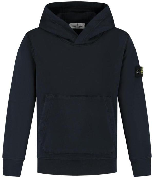 Stone Island Junior Hoodie Sweater Blauw