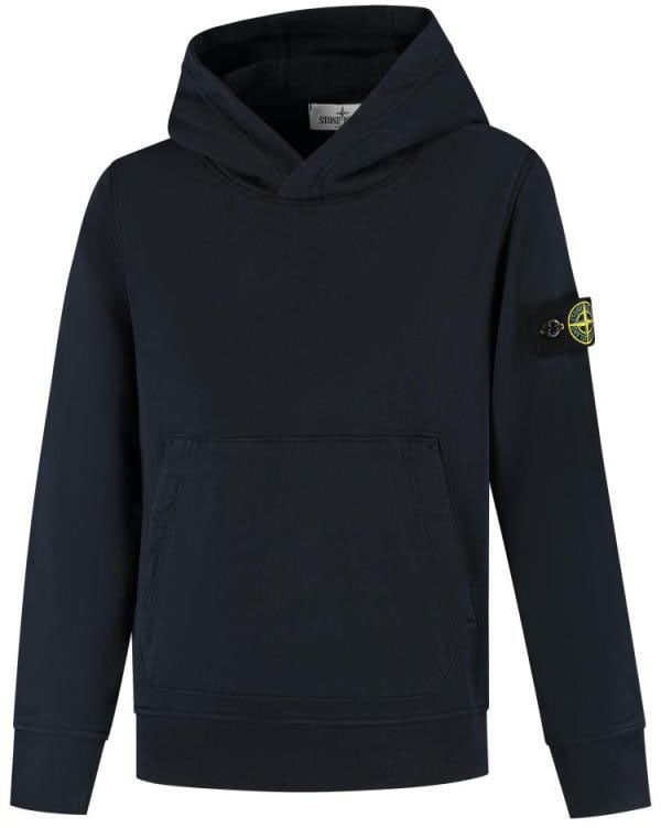 Stone Island Junior Hoodie Sweater Blauw