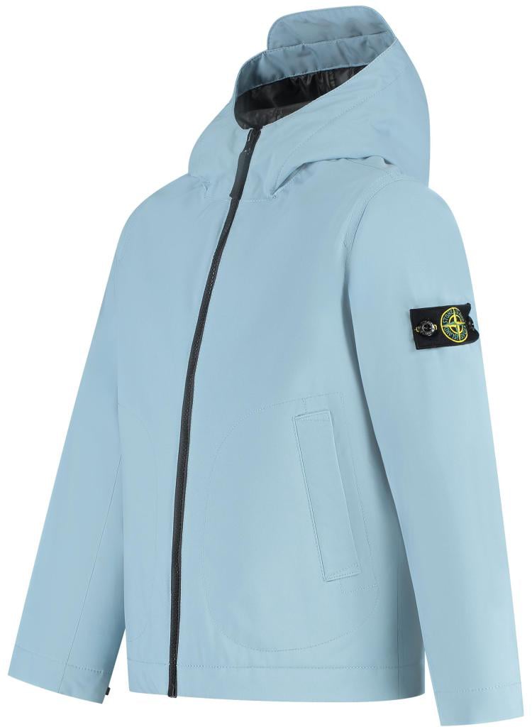 Stone Island Junior Short Parka Blauw