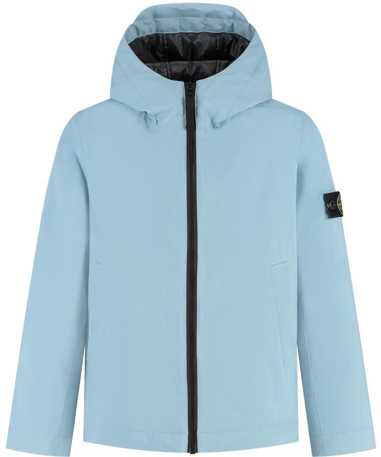 Stone Island Junior Short Parka Blauw