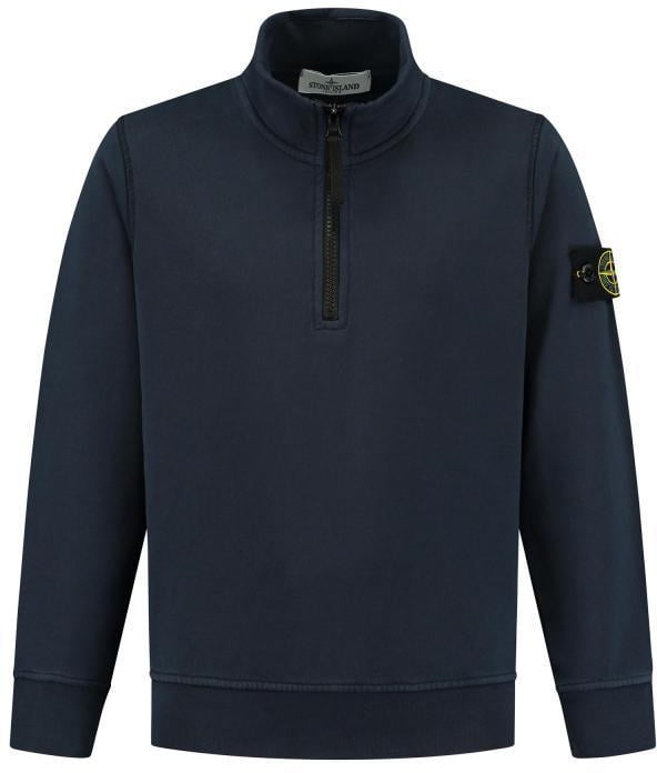 Stone Island Junior Ls Polo Blauw
