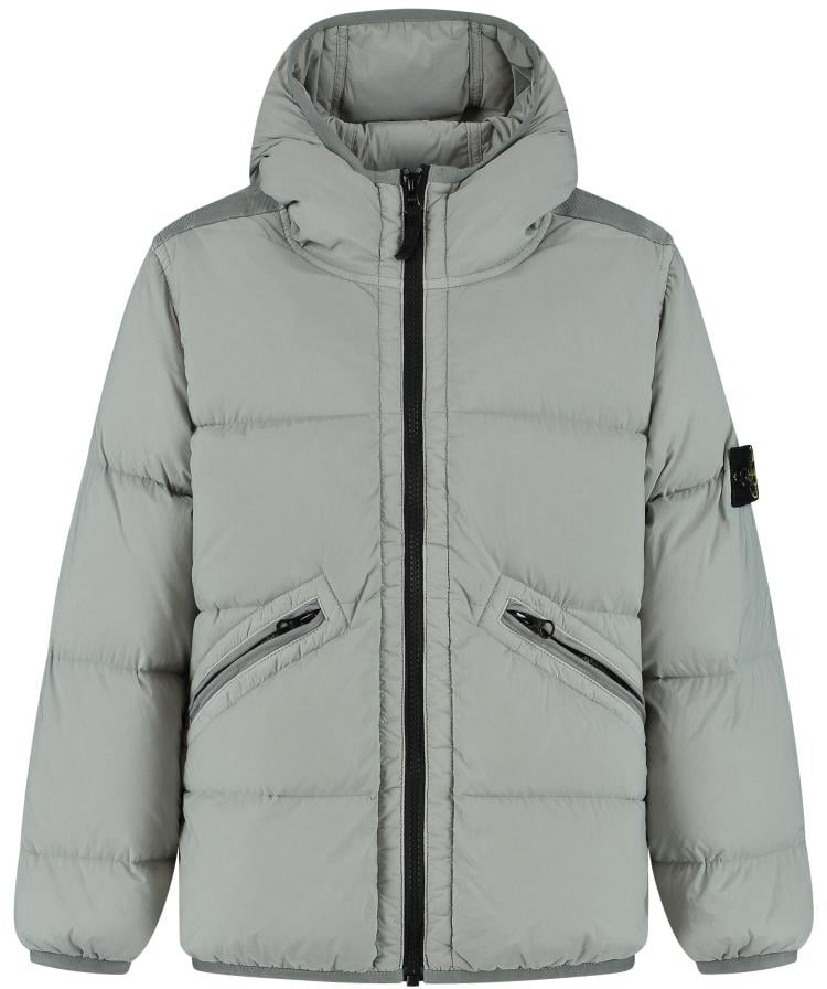 Stone Island Junior Short Parka Groen