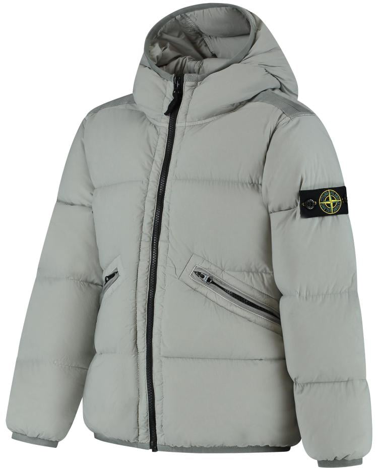 Stone Island Junior Short Parka Groen