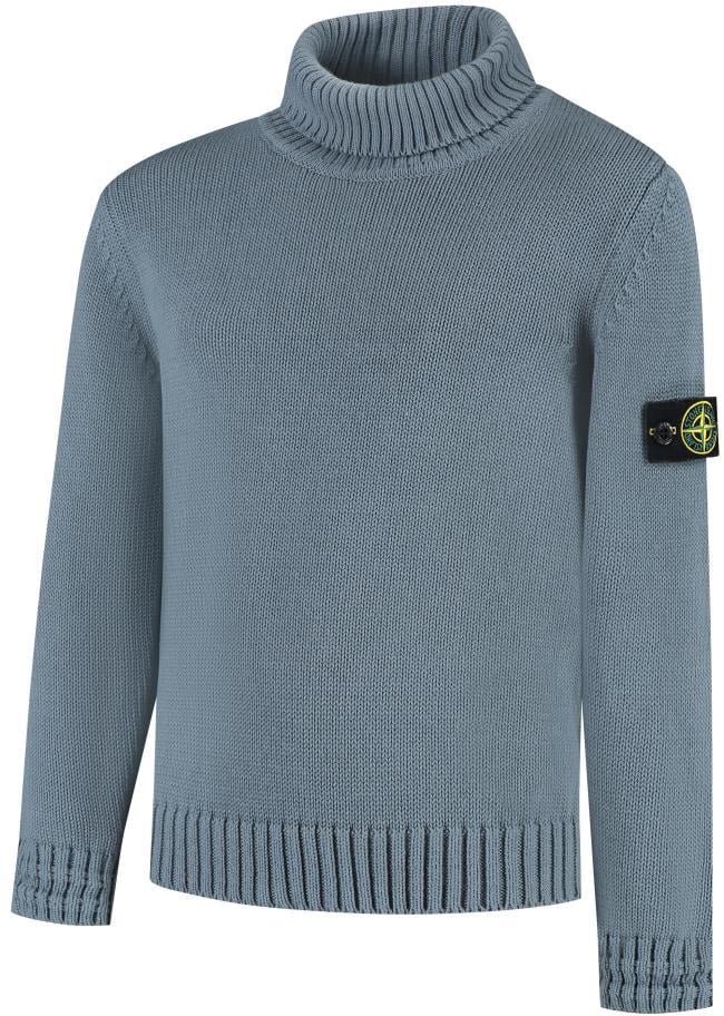 Stone Island Junior T-neck Blauw