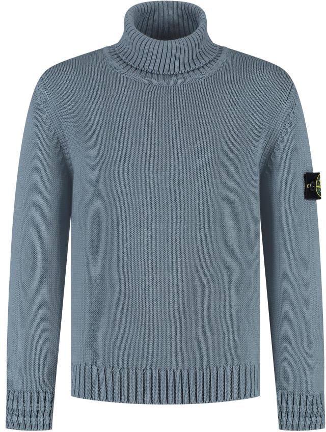 Stone Island Junior T-neck Blauw