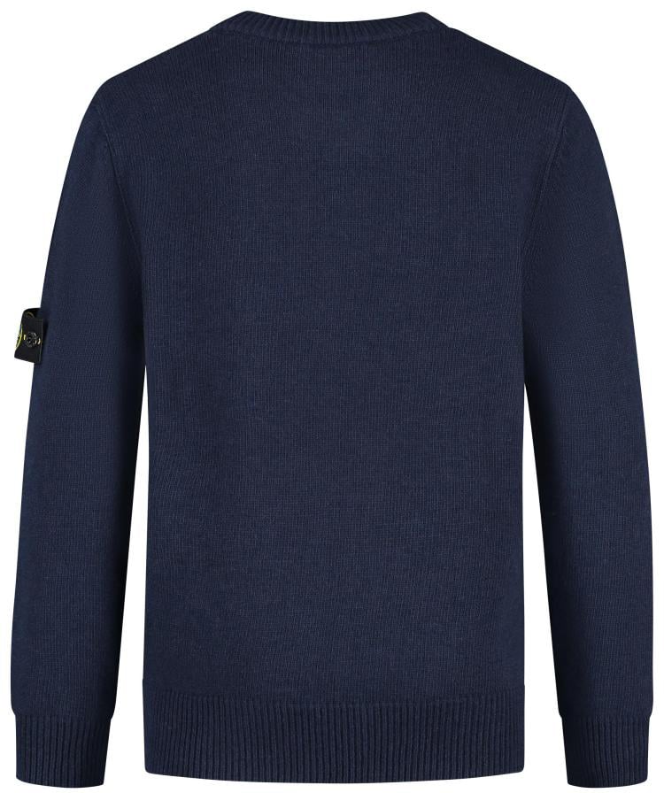 Stone Island Junior Crew Neck Blauw
