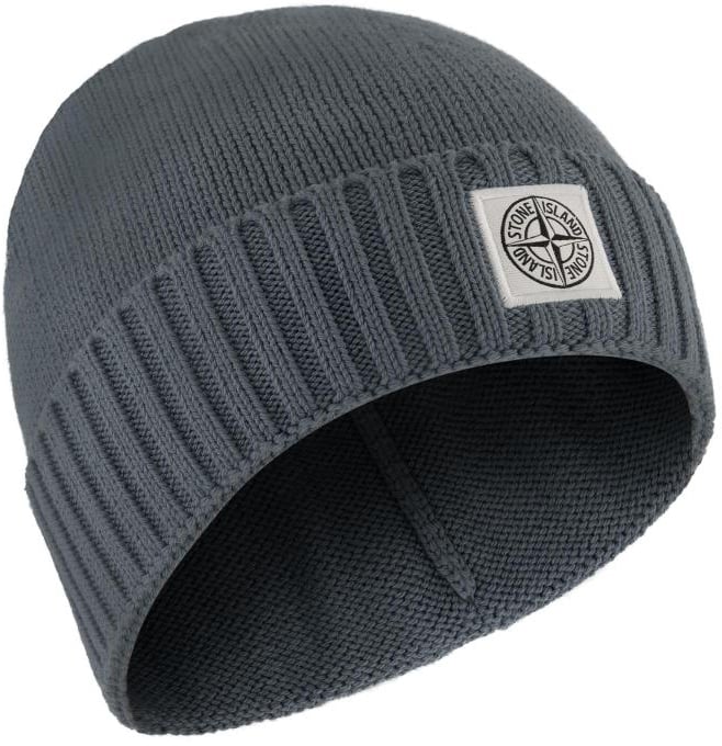 Stone Island Junior Beanie Blauw