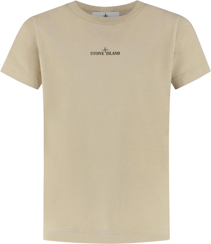 Stone Island Junior Ss T-shirt Beige