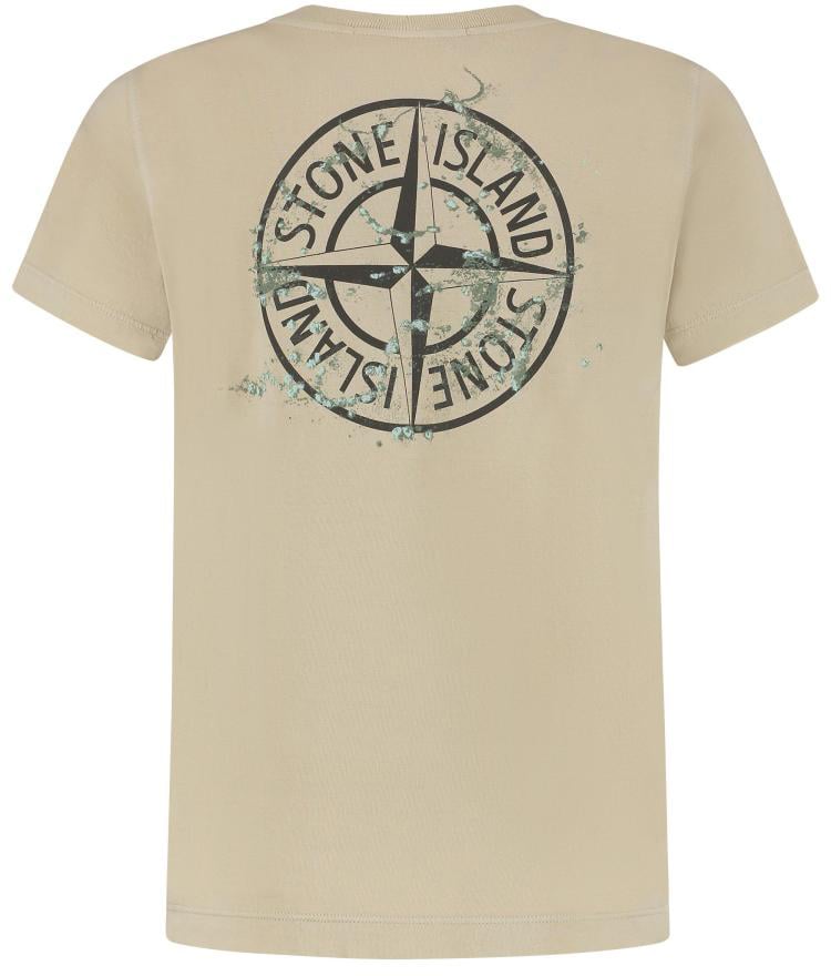 Stone Island Junior Ss T-shirt Beige