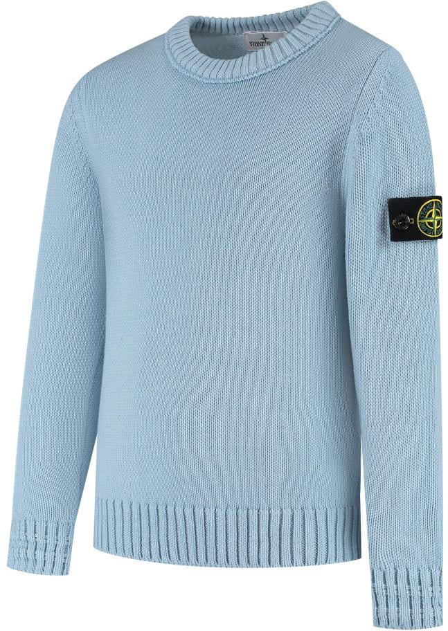 Stone Island Junior Crew Neck Blauw
