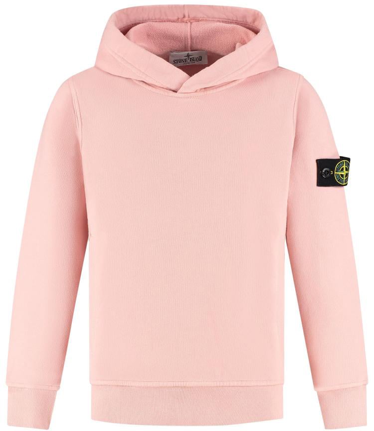 Stone Island Junior Hoodie Sweater Roze