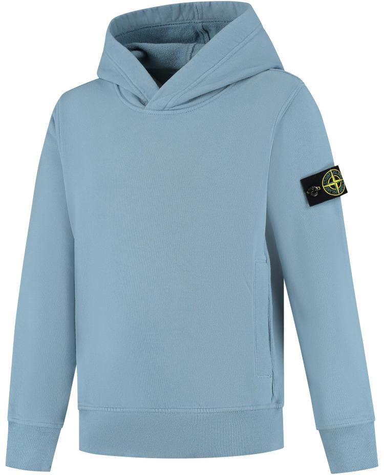 Stone Island Junior Hoodie Sweater Blauw