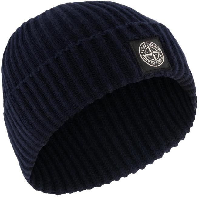 Stone Island Junior Beanie Blauw