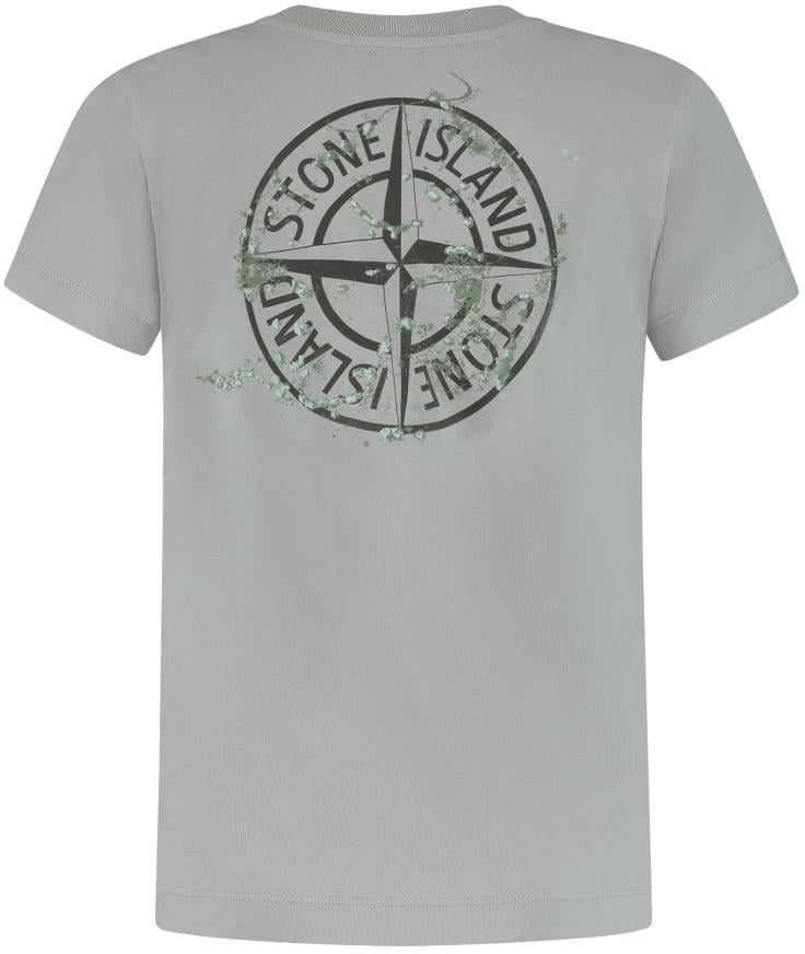 Stone Island Junior Ss T-shirt Grijs