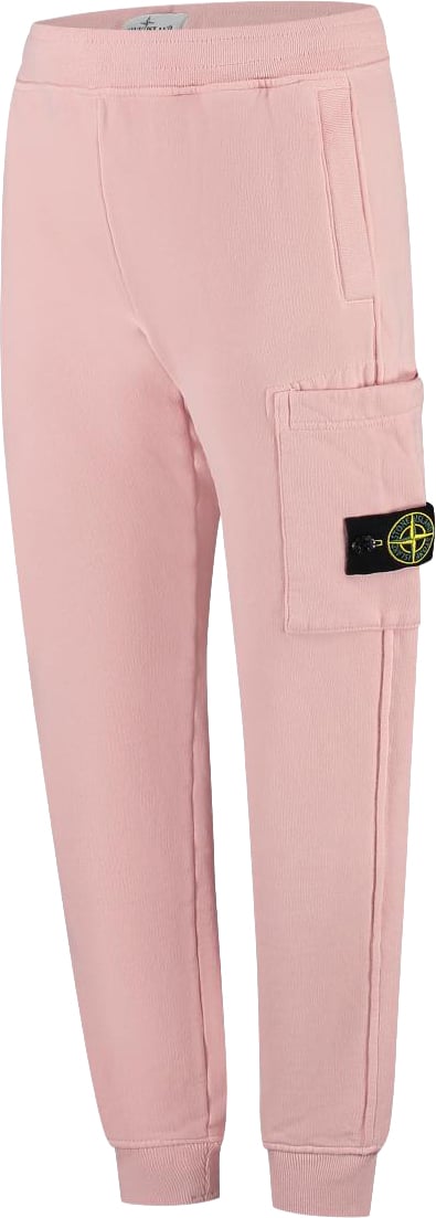Stone Island Junior Sweat Bottoms Roze