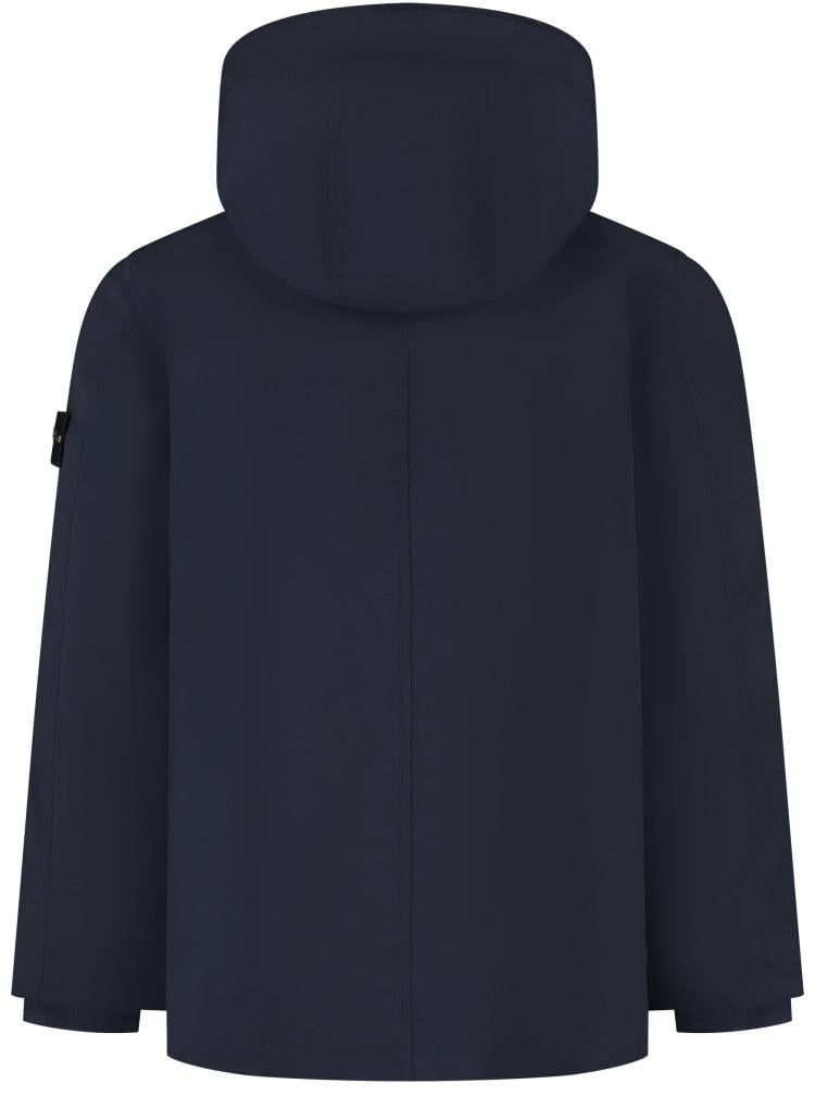 Stone Island Junior Short Parka Blauw